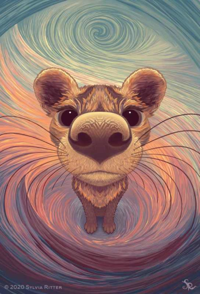 Ubuntu 20.04 LTS “Focal Fossa” Artwork for Your Phone by Sylvia Ritter, Made with Krita
