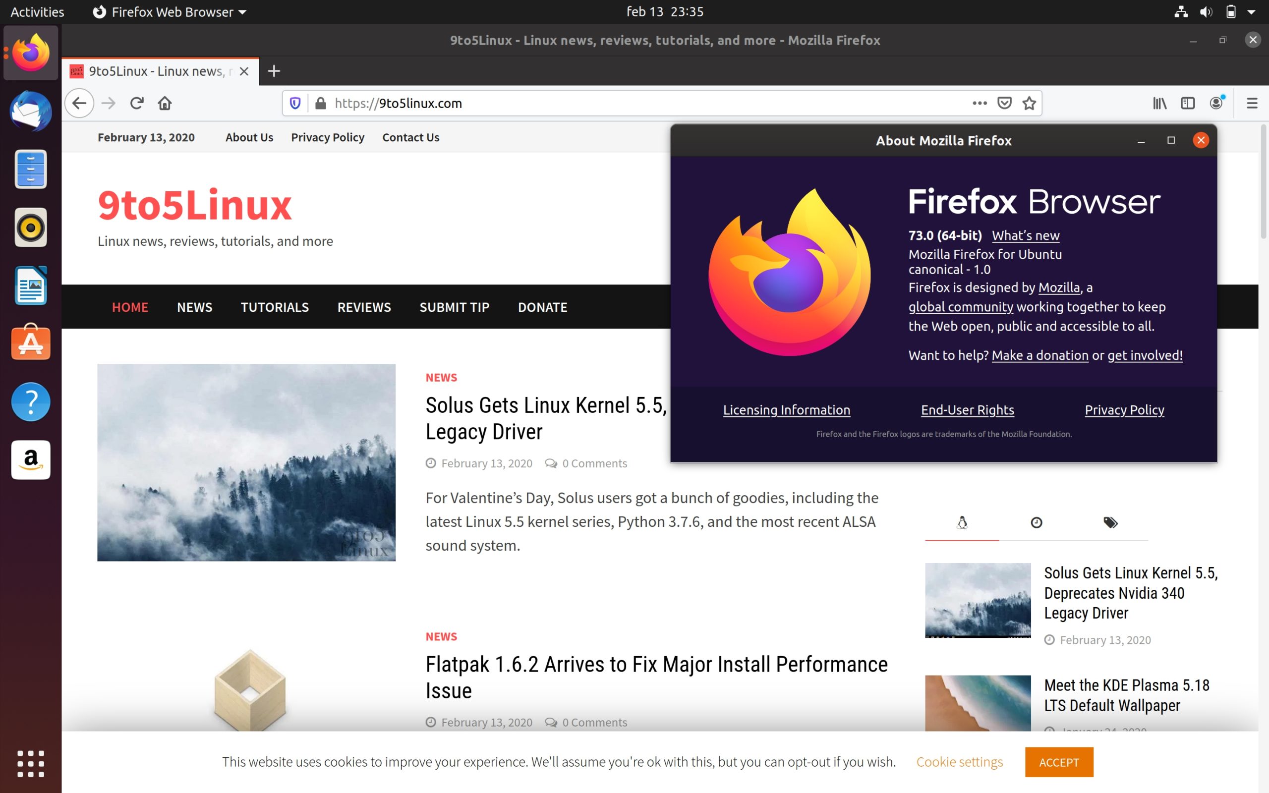 Firefox 73 Is Now Available for All Supported Ubuntu Releases