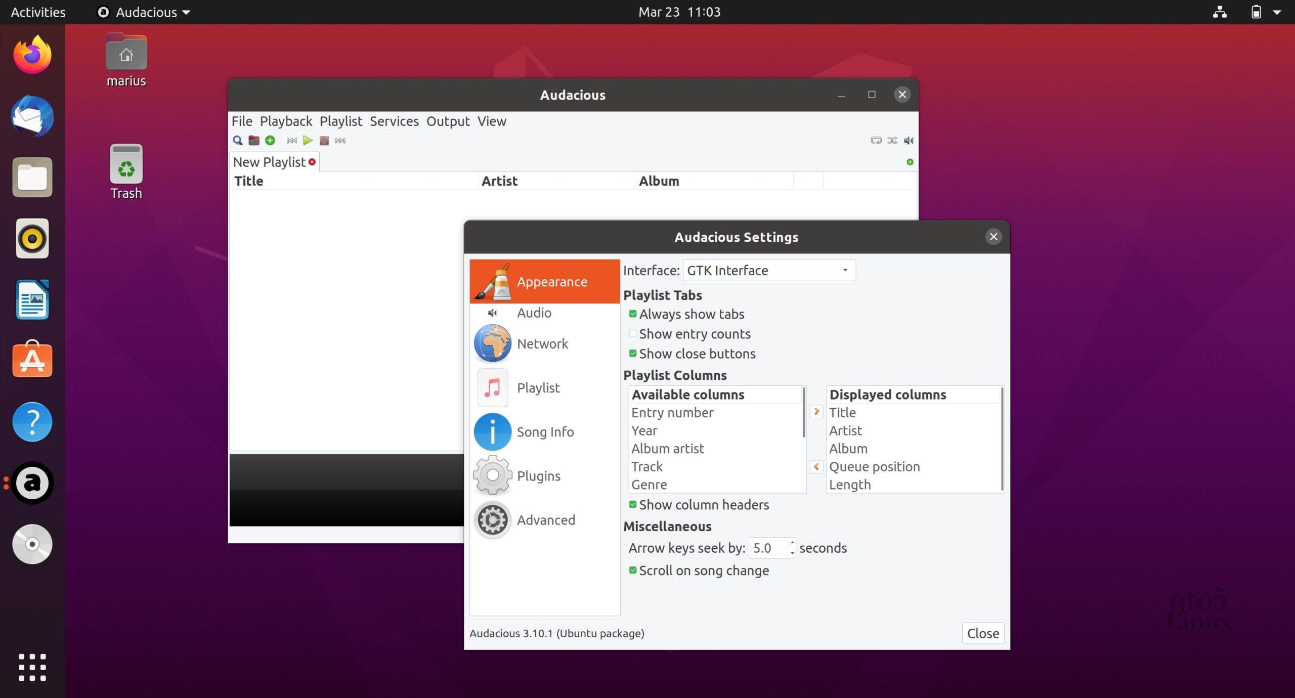 Audacious 4.0 Switches to Qt 5, Adds Many New Features