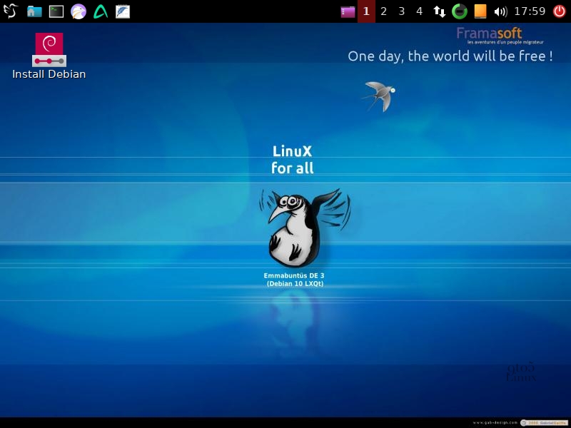 Emmabuntüs Debian Edition 3 Switches to LXQt, Now Based on Debian GNU/Linux 10.4