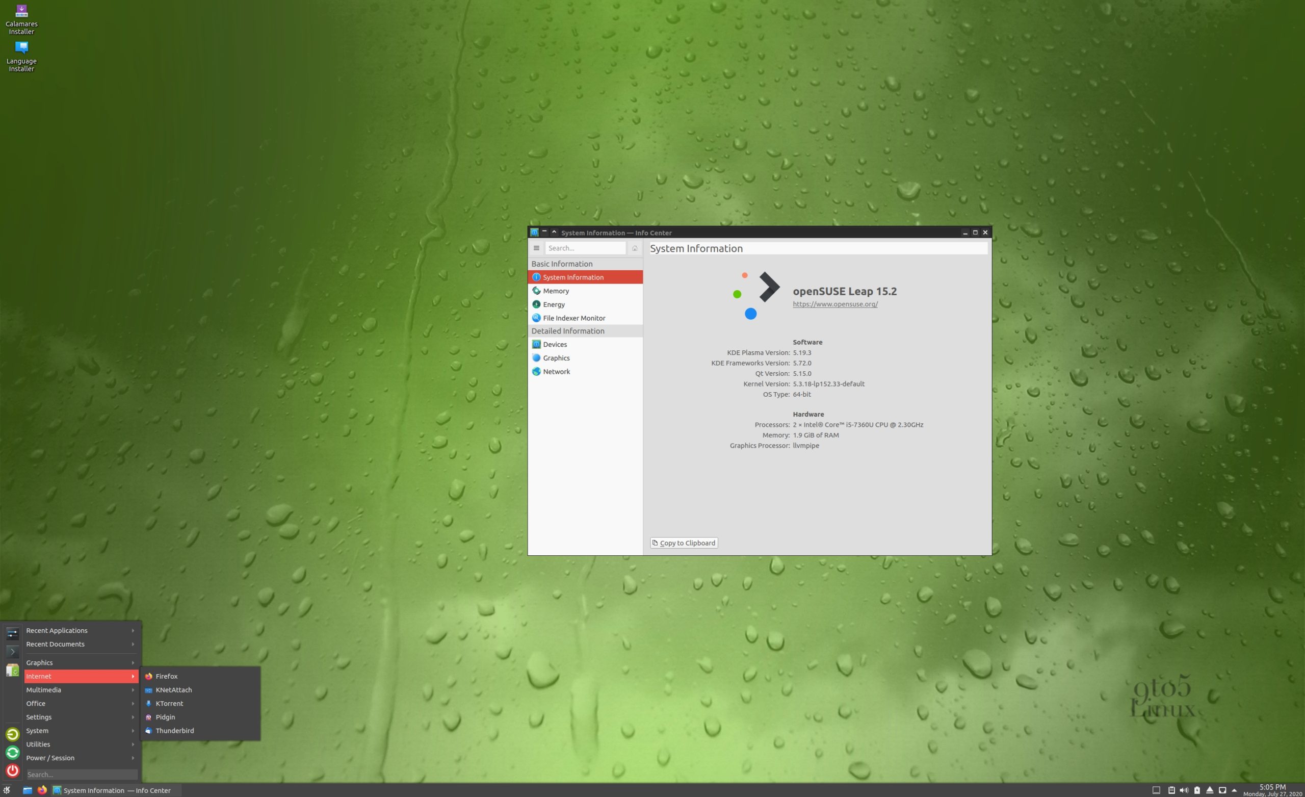 GeckoLinux NEXT Plasma Edition Brings Latest KDE Plasma 5.19.3 Desktop to openSUSE Leap 15.2