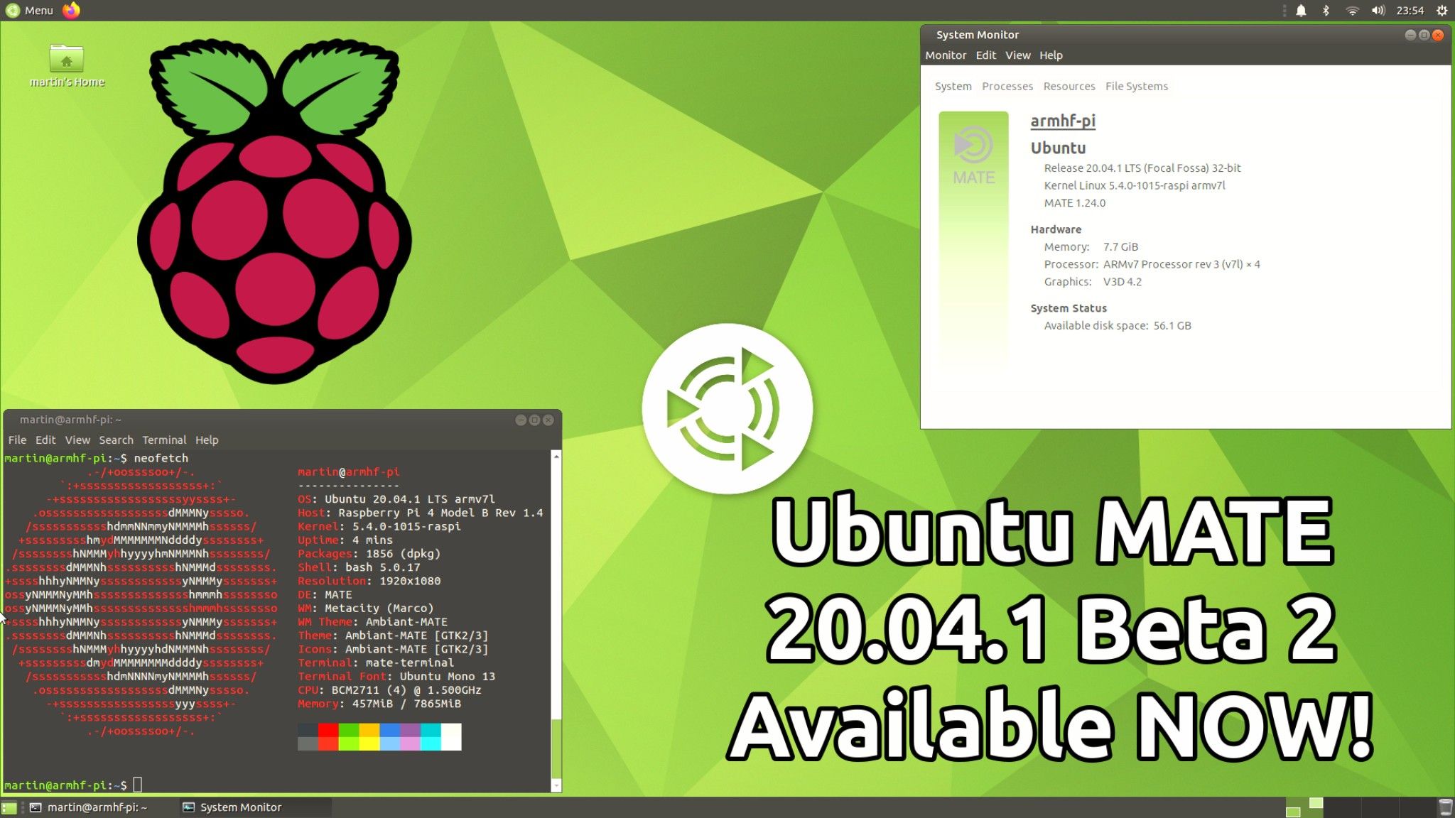 Ubuntu MATE 20.04.1 for Raspberry Pi Now Has a Second Beta Ready for Testing
