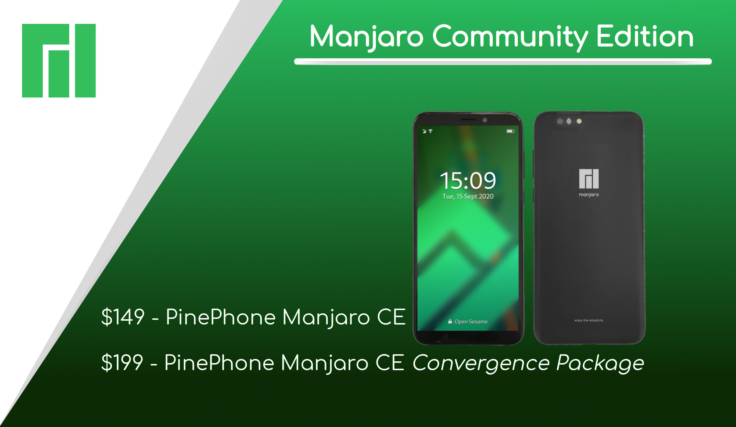 Manjaro-Powered PinePhone Linux Phone Is Coming in September from $149