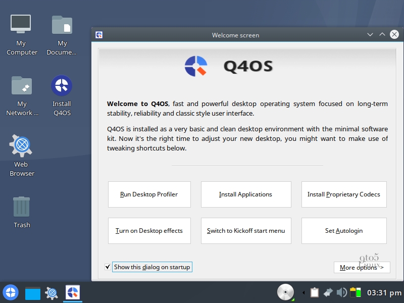Q4OS 3.12 Linux Distro Released, Based on Debian GNU/Linux 10.5 “Buster”