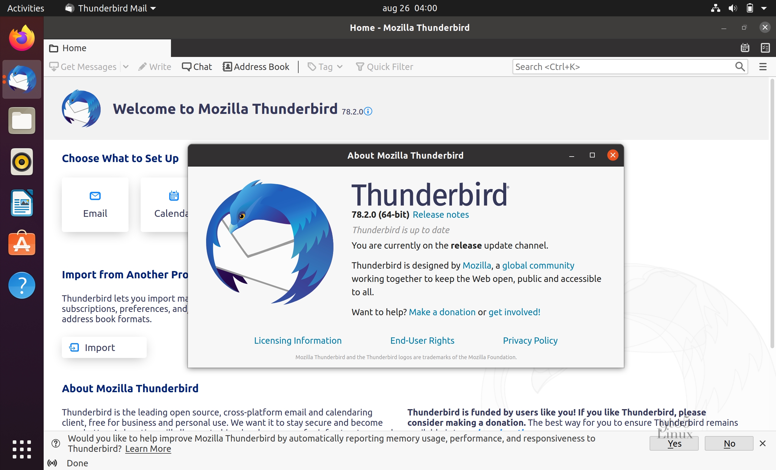 Mozilla Thunderbird 78.2 Released with More OpenPGP Improvements