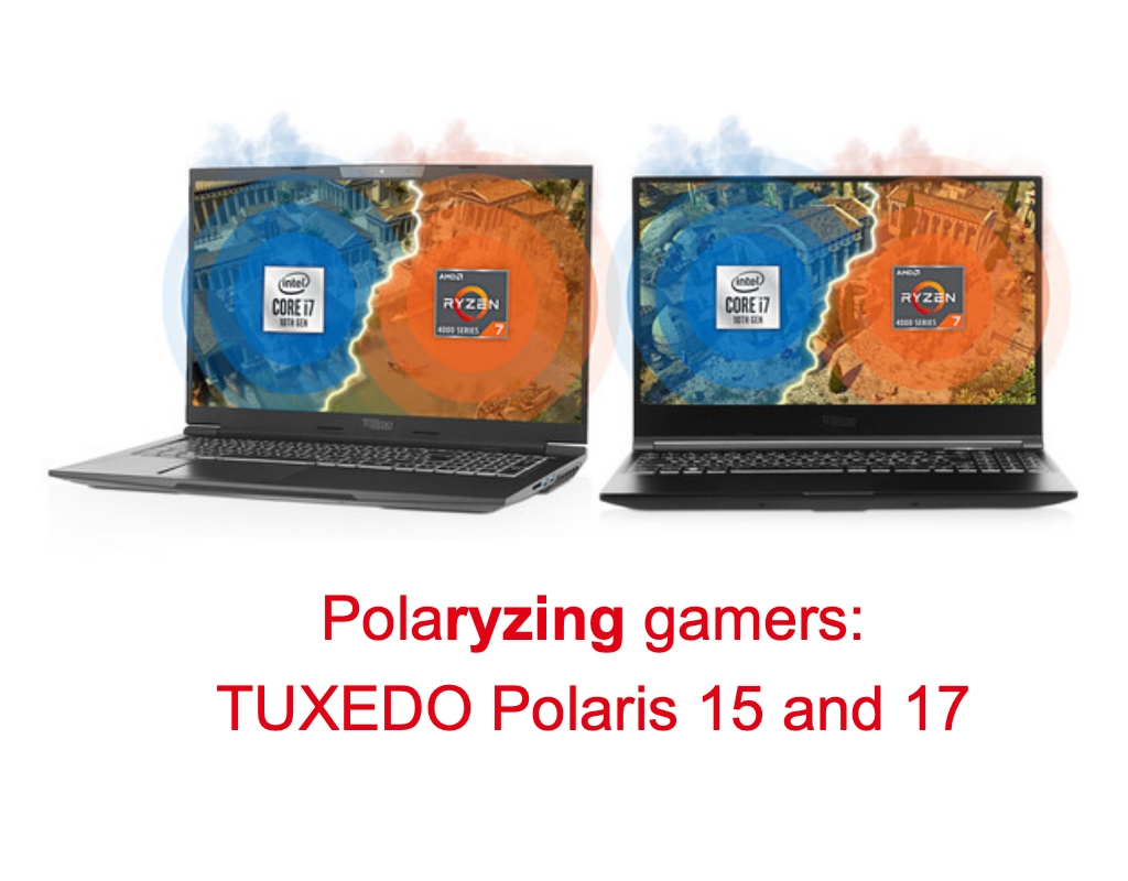 TUXEDO Computers Unveils TUXEDO Polaris 15 and 17 Laptops for Linux Gamers