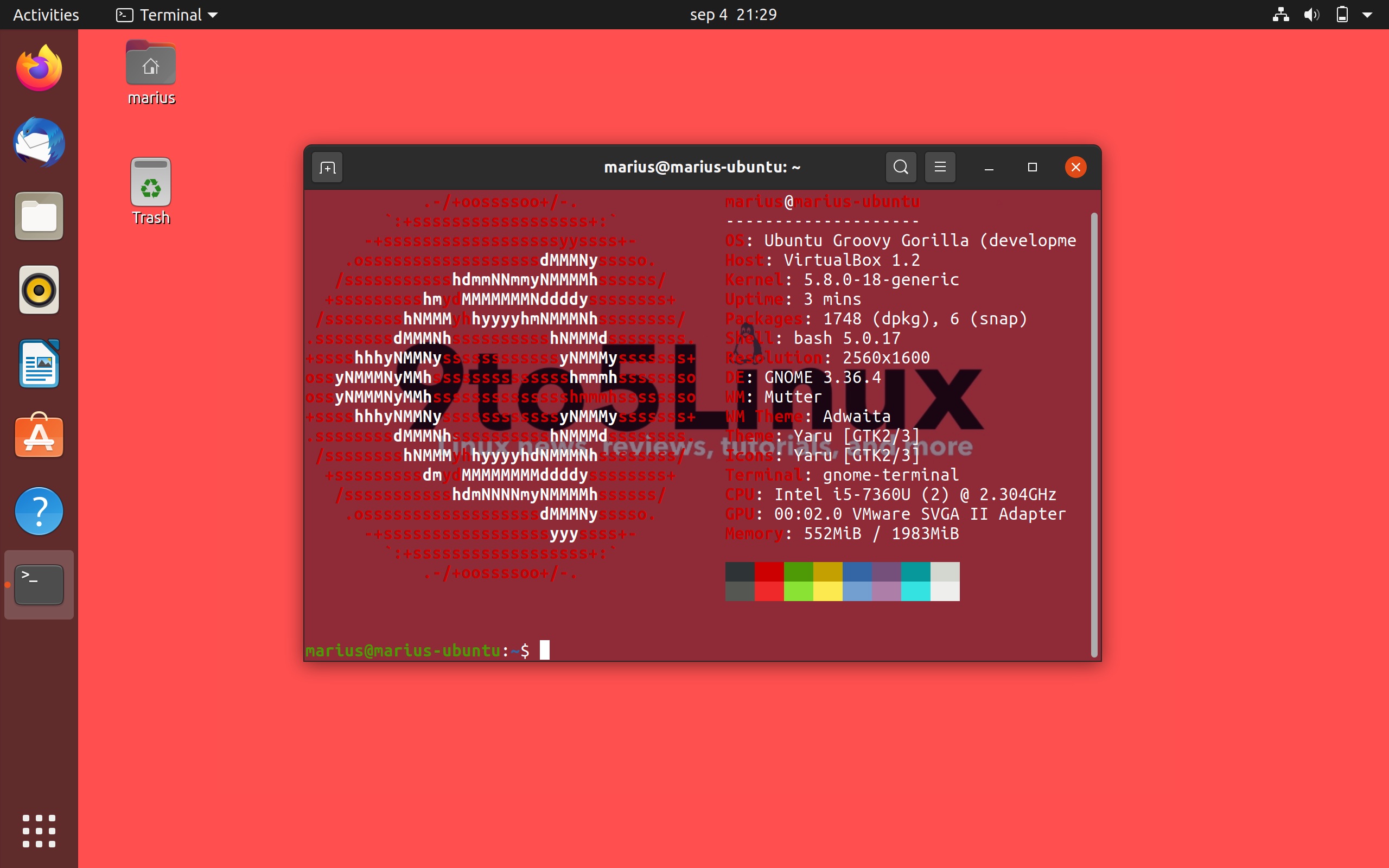 Ubuntu 20.10 (Groovy Gorilla) Is Now Powered by Linux Kernel 5.8