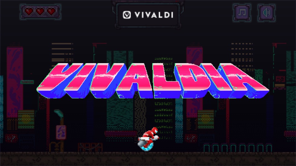 Vivaldi Web Browser Brings Back the 80s with Built-In Retro Arcade Game