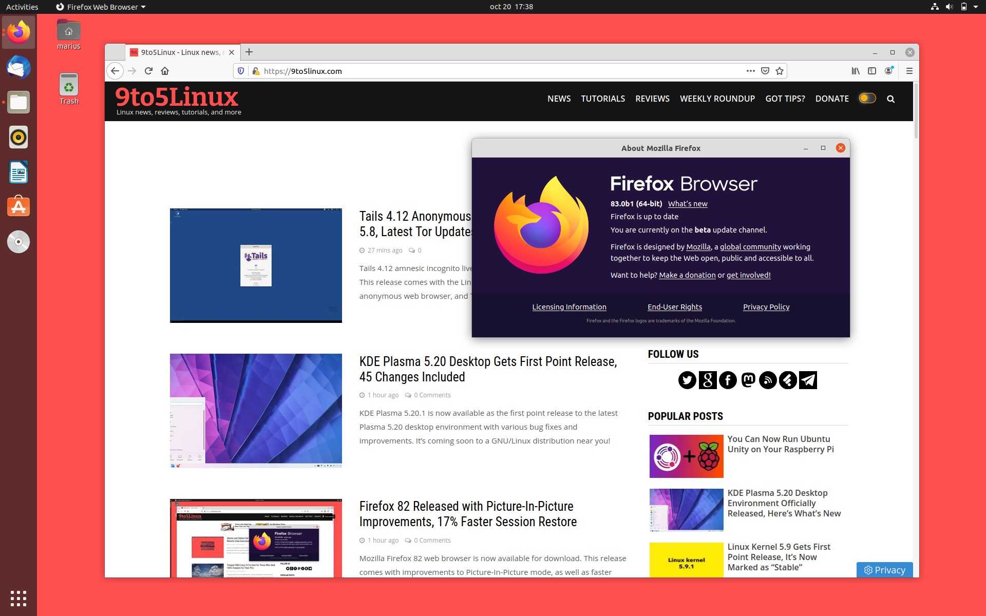 Firefox 83 Enters Beta with HTTPS-Only Mode, WebRender Support for Intel Gen12 GPUs