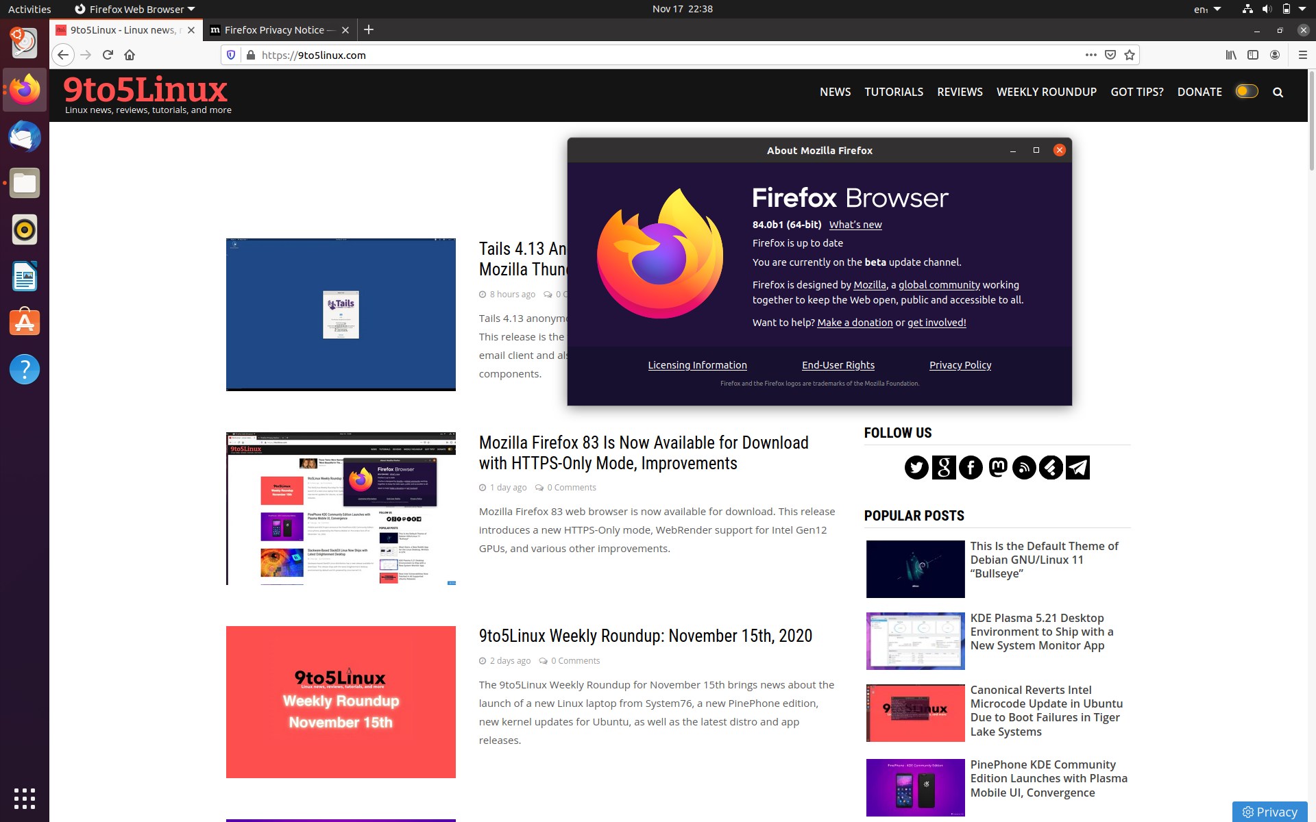 Firefox 84 Promises to Finally Enable WebRender by Default on Linux/X11
