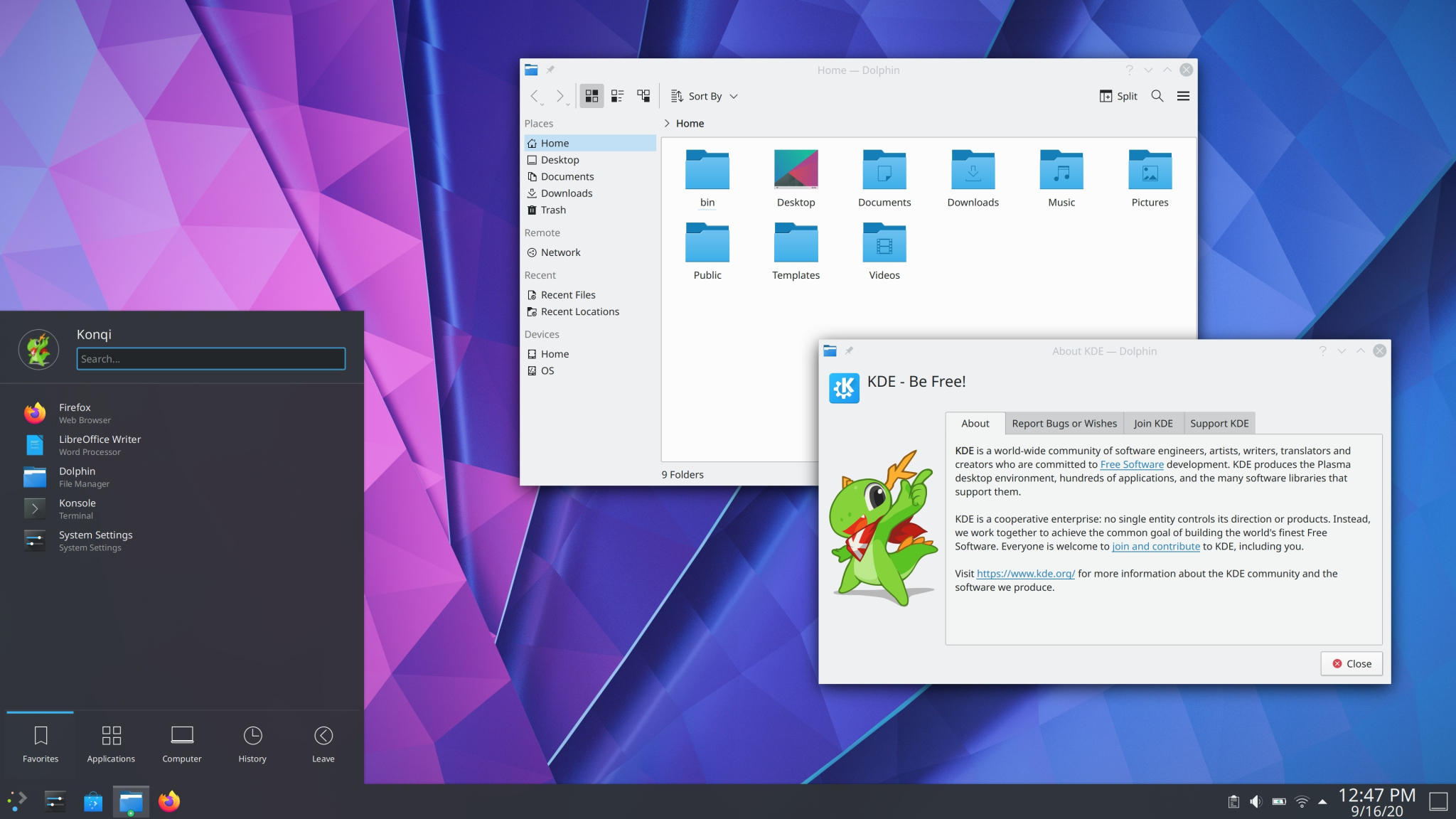 The Many Features of the KDE Plasma 5.21 Desktop Environment