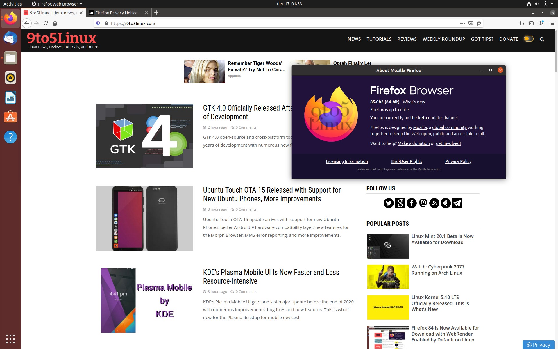 Firefox 85 Will Let You Remove All Saved Logins with One Click, Drops Adobe Flash Support