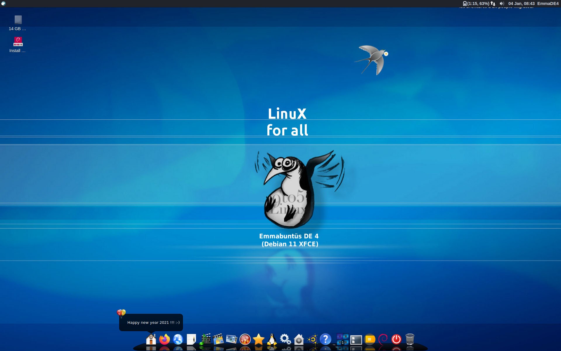 Emmabuntüs Debian Edition 4 Distro Sees Second Alpha Release Featuring Xfce 4.16
