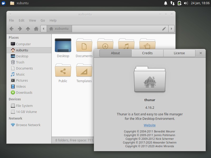 Xfce’s Thunar File Manager Gets Split View, File Creation Times, and More