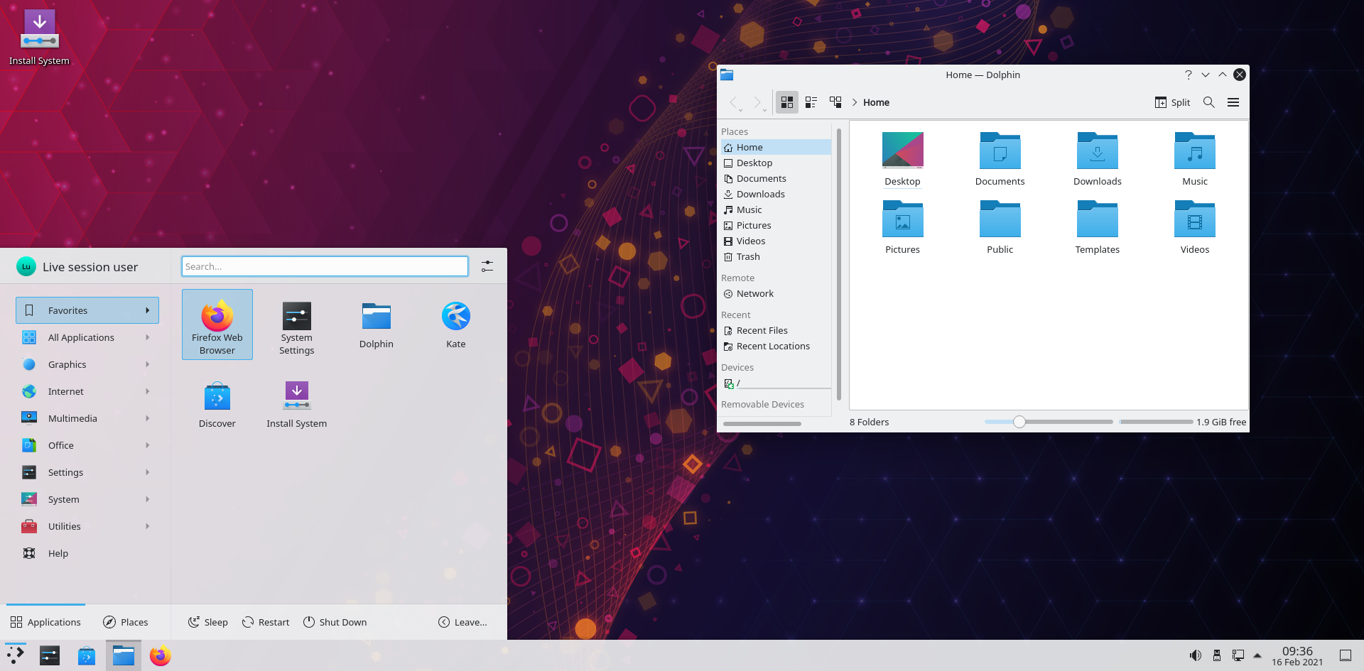 KDE Plasma 5.21 Desktop Environment Officially Released with New App Launcher, More