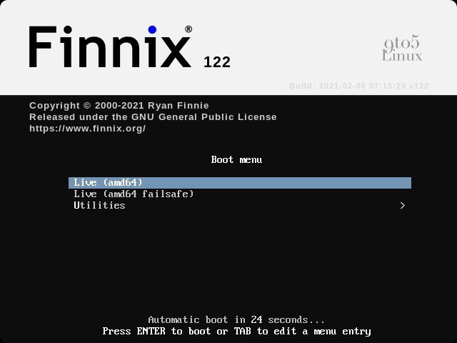 Finnix 122 Linux Distro for Sysadmins Released with Improved Boot Speed, Linux 5.10 LTS