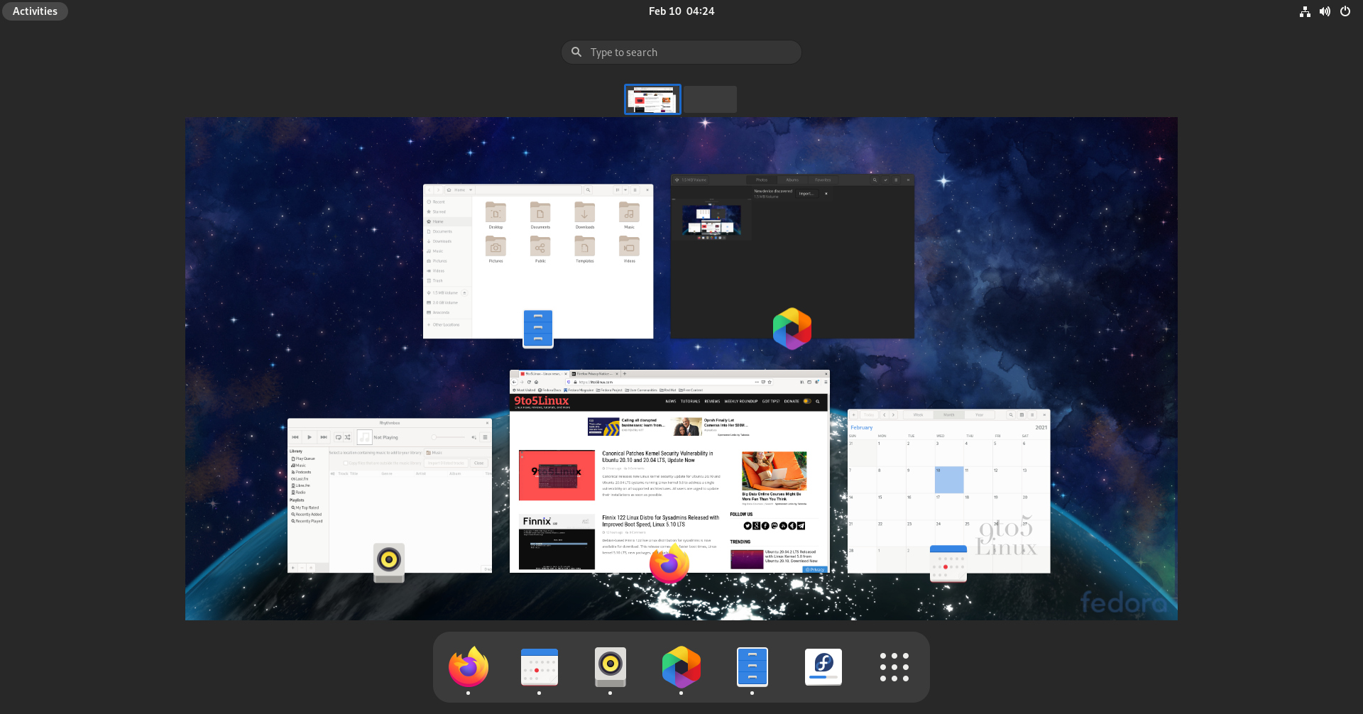 First Look at GNOME 40’s New Design Changes in Fedora 34