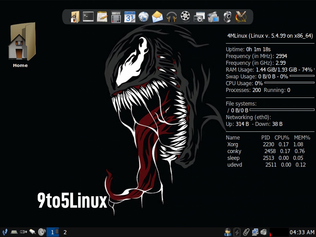 4MLinux 36.0 Distro Introduces NBD Support, Improved exFAT Support, and New Apps