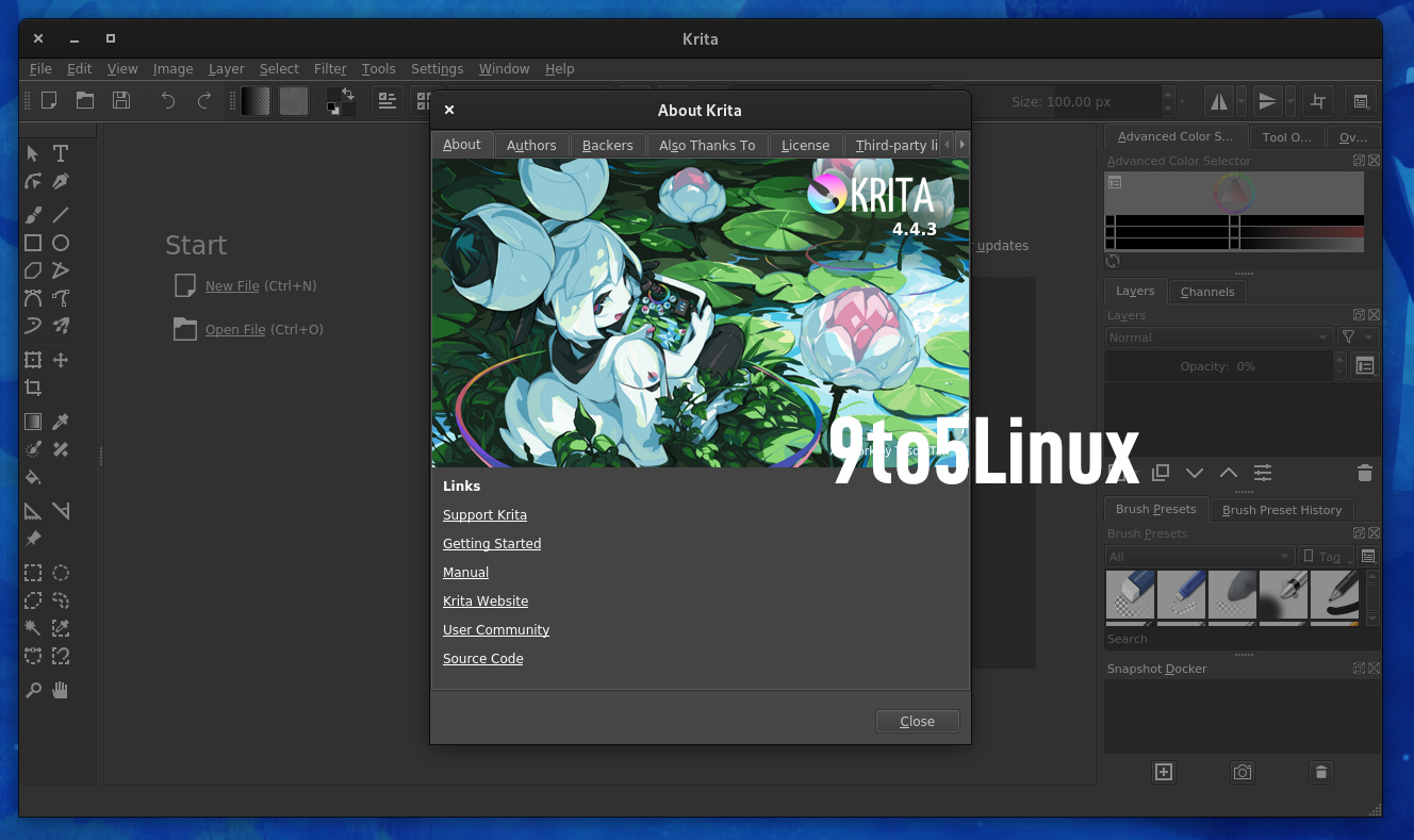 Krita 4.4.3 Released with Stability and Performance Improvements, Bug Fixes
