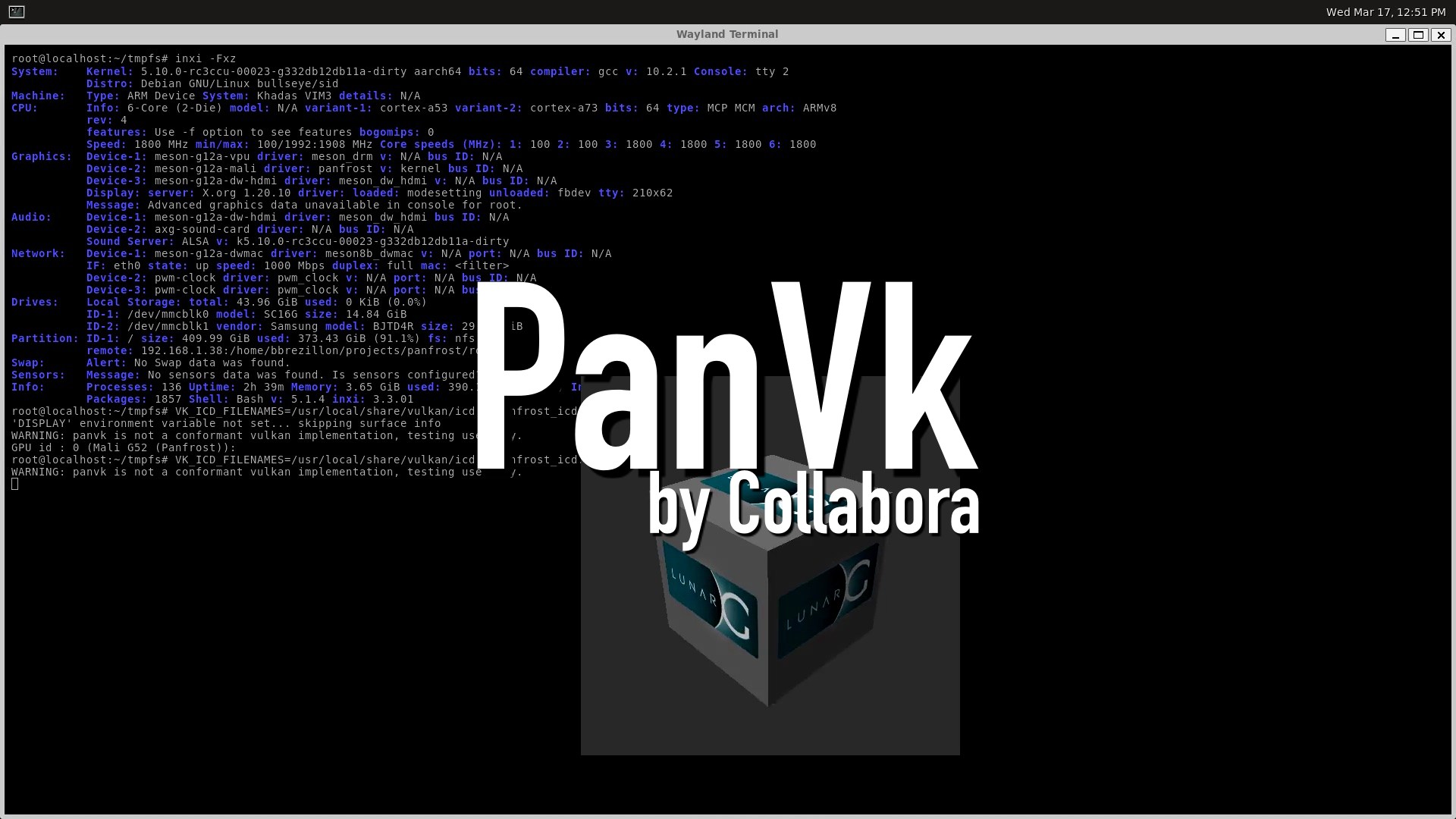 Collabora Announces PanVk, an Open-Source Vulkan Driver for ARM Mali GPUs