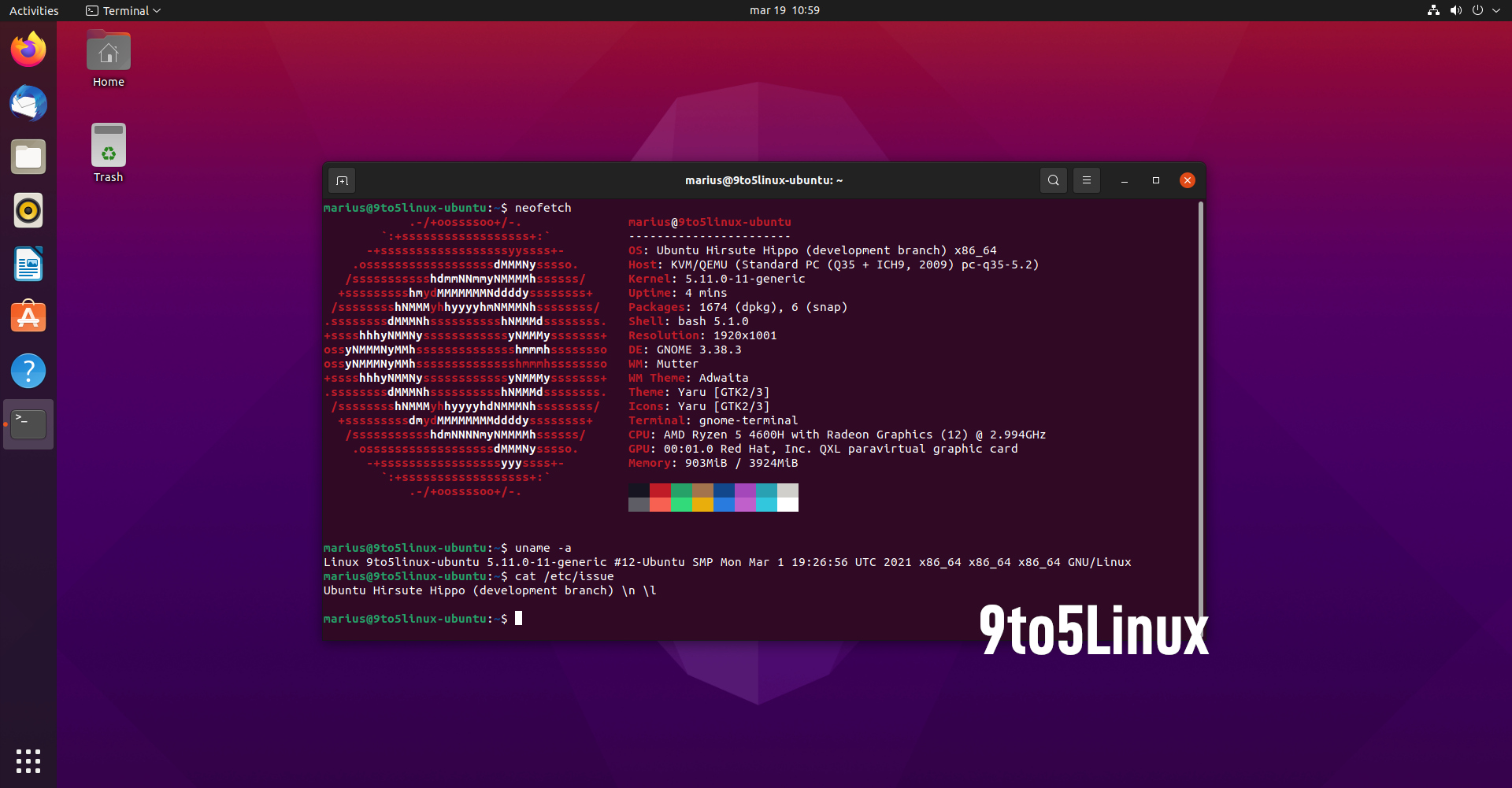 Ubuntu 21.04 (Hirsute Hippo) Is Now Powered by Linux Kernel 5.11