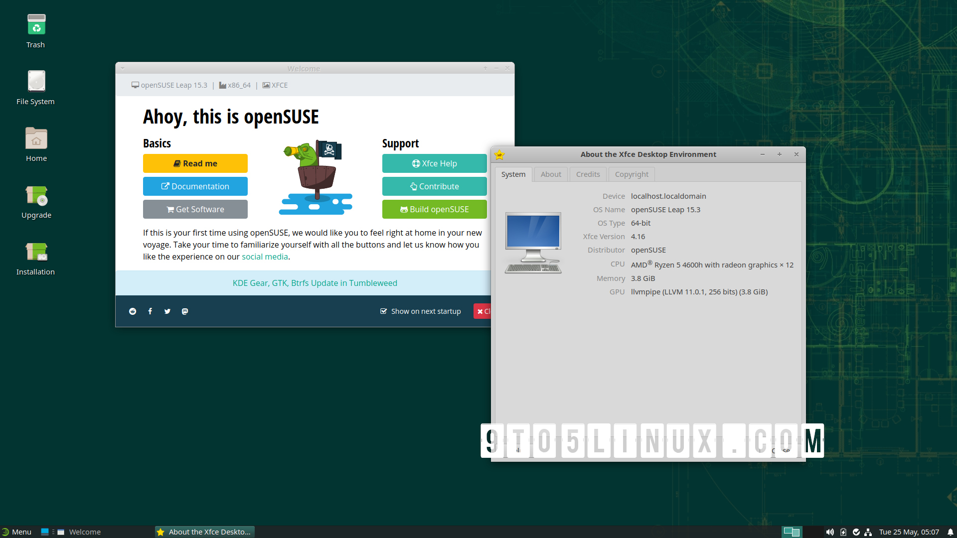 openSUSE Leap 15.3 Officially Released with Xfce 4.16, Sway Tiling WM for Wayland, and More