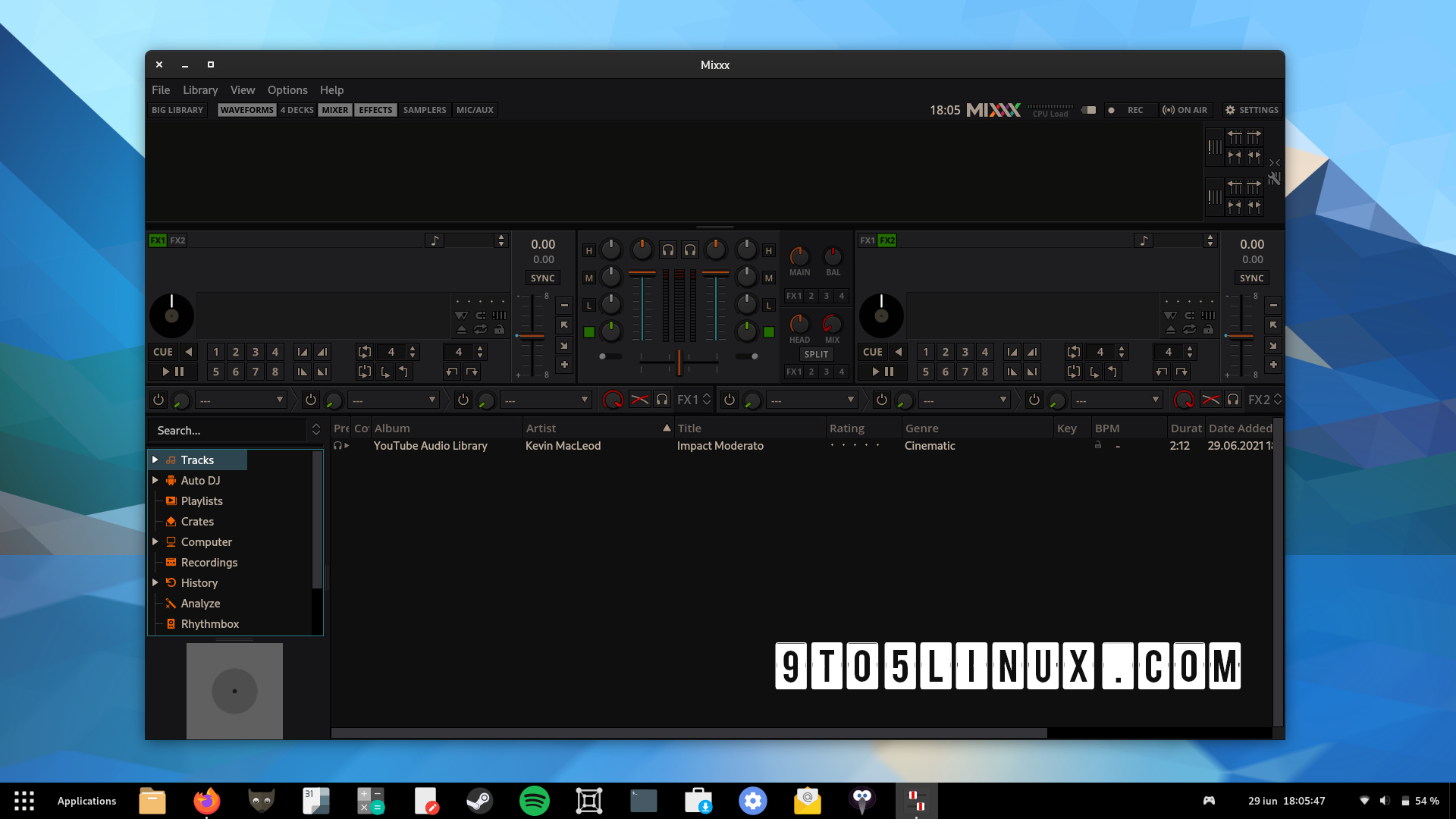 Mixxx 2.3 Open-Source DJ Software Adds New Default Skin, New Codecs, and More