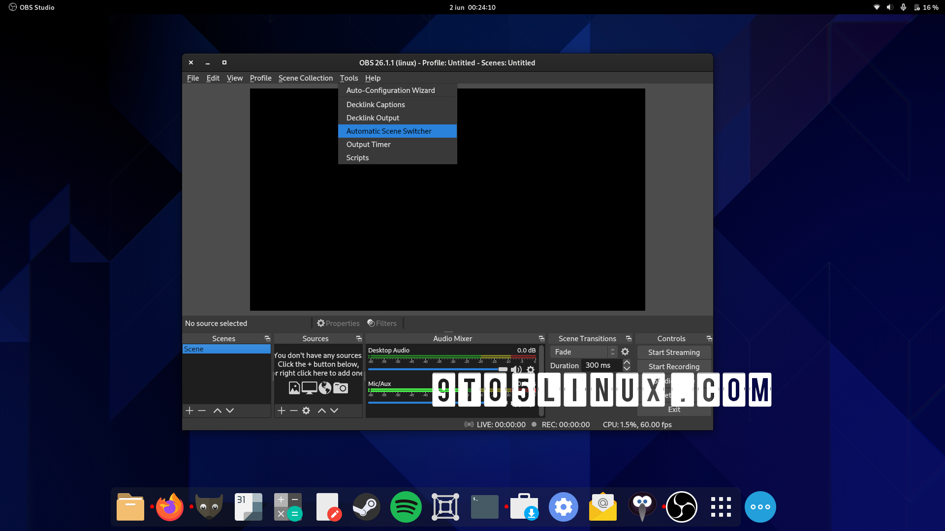 OBS Studio Open Source Live Streaming and Screen Recording Software Gets Wayland Support
