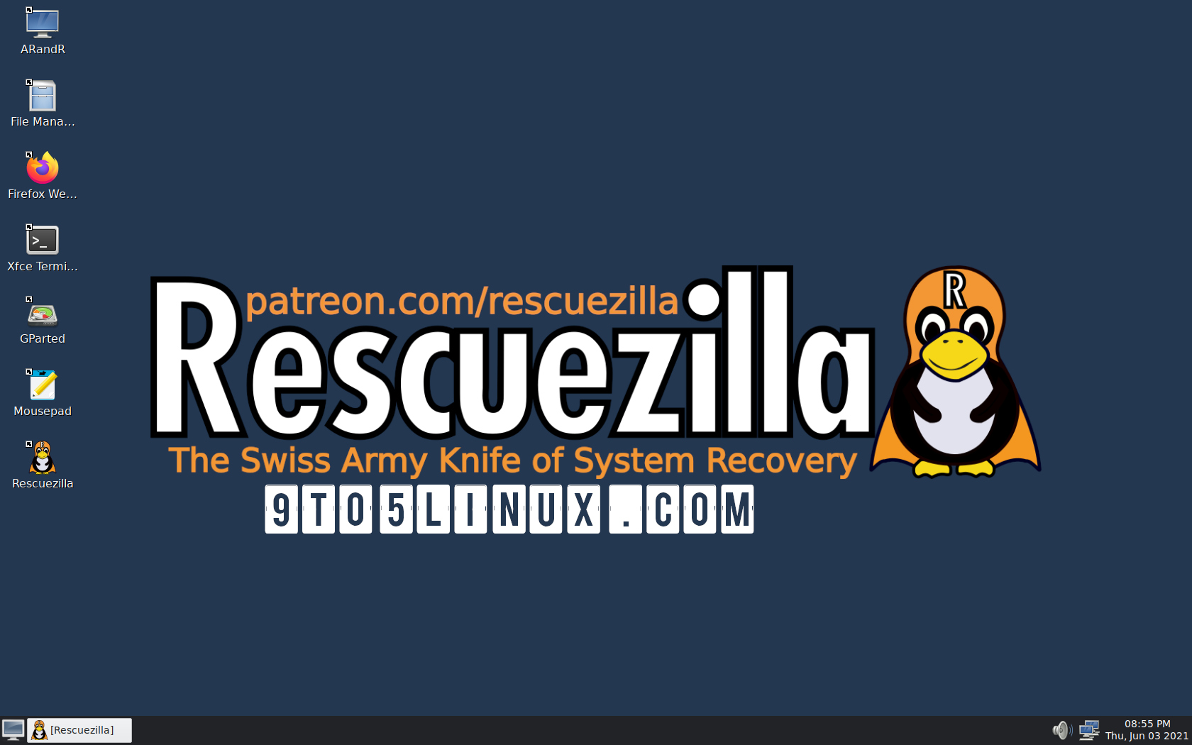 Rescuezilla 2.2 Supports Disk Cloning and NFS/SSH Shares, It’s Based on Ubuntu 21.04