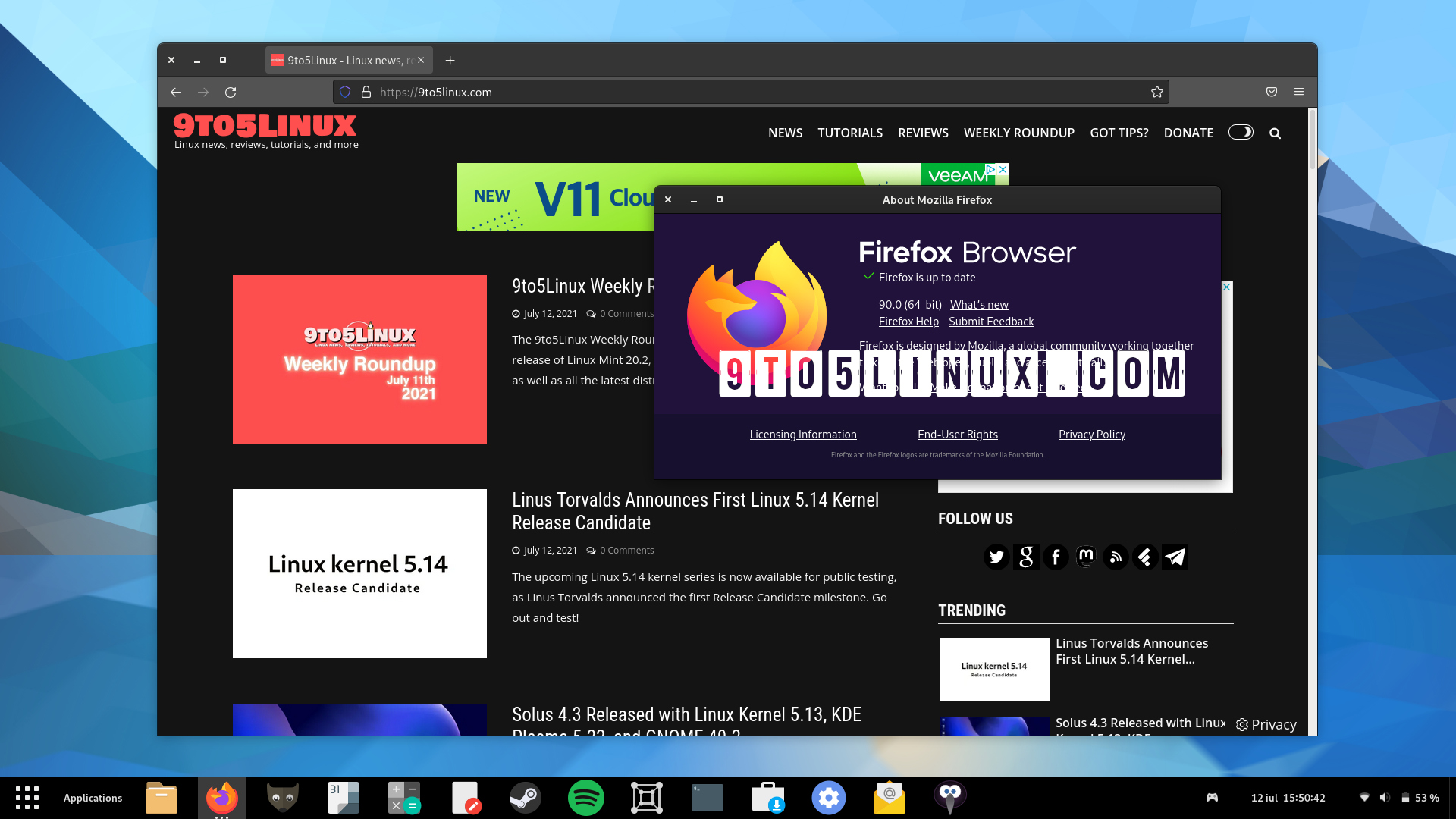 Mozilla Firefox 90 Is Now Available for Download, Removes Built-In FTP Support