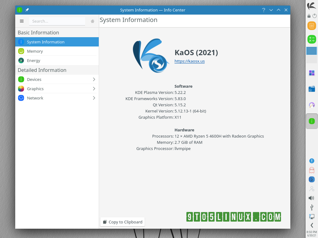 Arch Linux Inspired KaOS Linux Jumps in the KDE Plasma 5.22 Bandwagon