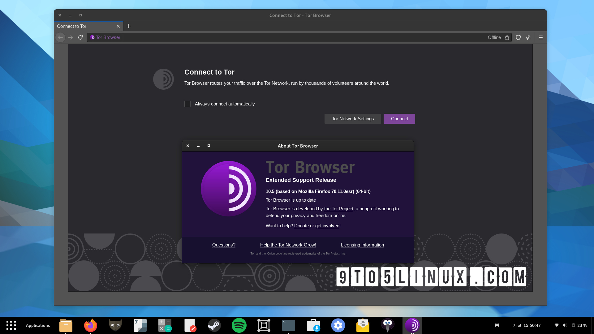 Tor Browser 10.5 Adds Wayland Support, Further Improves the UX for Censored Users