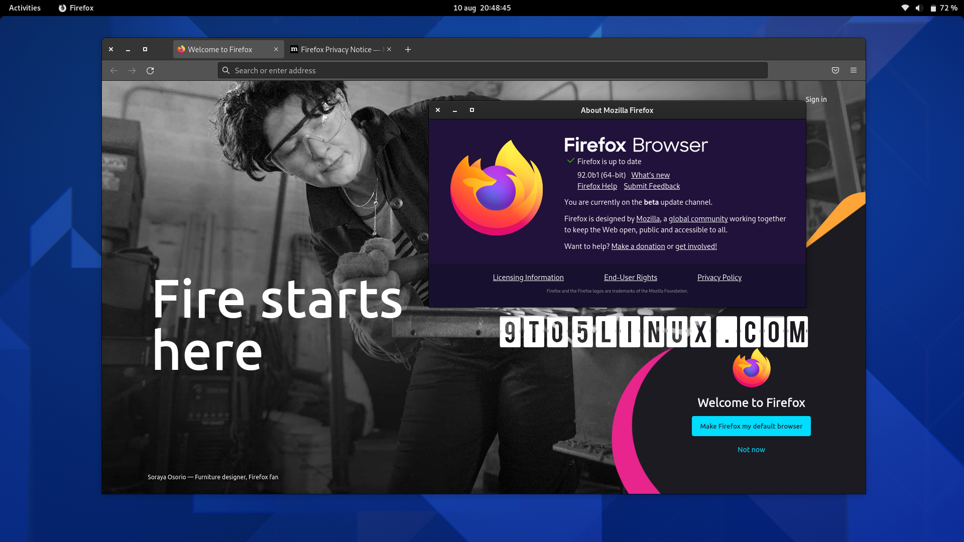 Firefox 92 Enters Public Beta Testing with AVIF Support Enabled by Default (Again)