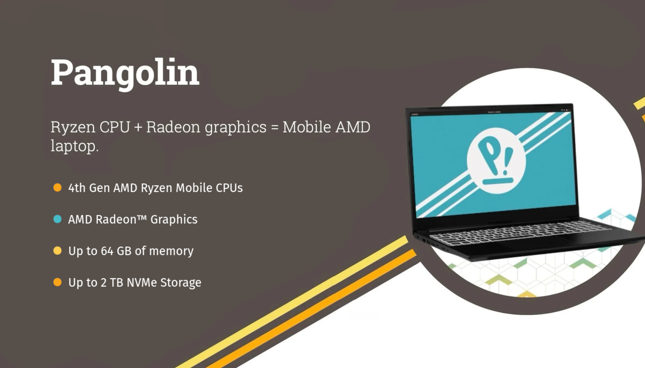 System76’s AMD-Only “Pangolin” Linux Laptop Gets 4th Gen AMD Ryzen Mobile CPUs