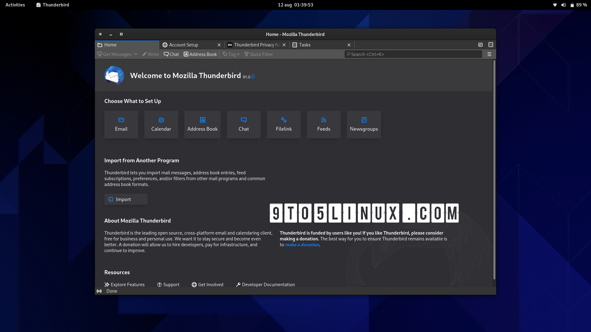 Mozilla Thunderbird 91 Released as a Massive Update with Numerous New Features and Improvements