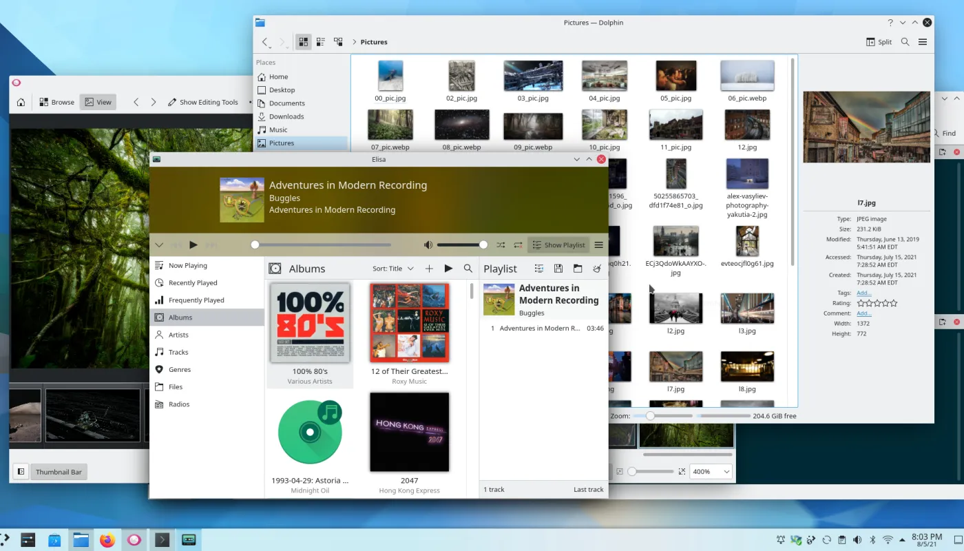 KDE Gear 21.08 Gets First Point Release with Bug Fixes for Dolphin, Elisa, and Spectacle