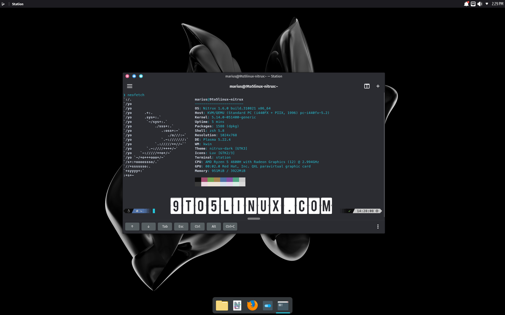 Nitrux 1.6 Is Here as One of the First Distros to Ship with Linux Kernel 5.14, Latest KDE Goodies