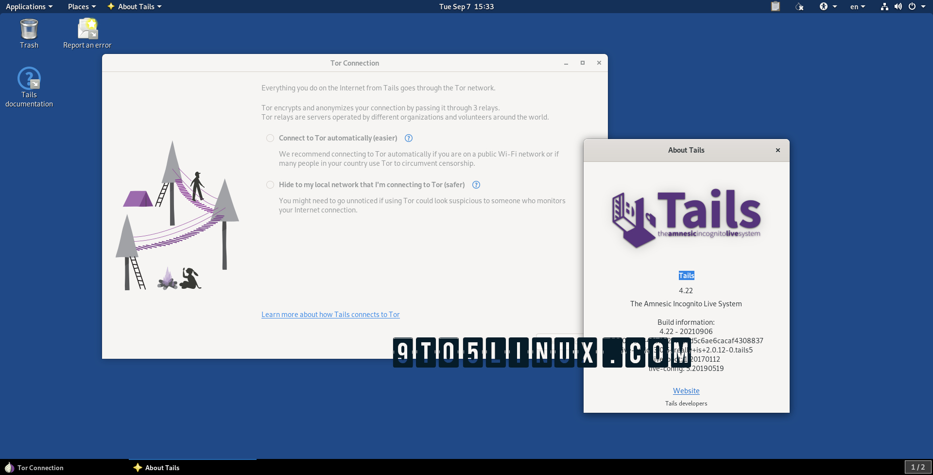 Tails 4.22 Is Out to Improve the New Tor Connection Assistant, Update AMD GPU Drivers
