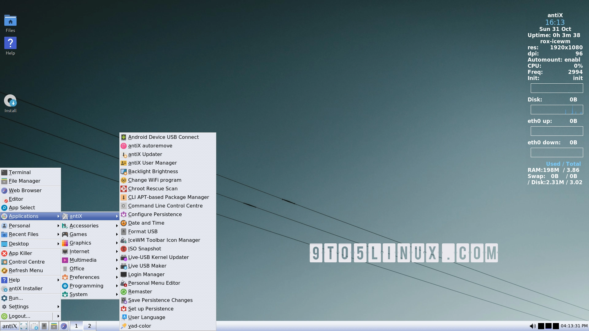 Systemd-Free antiX 21 Linux Distro Released, Based on Debian GNU/Linux 11 “Bullseye”