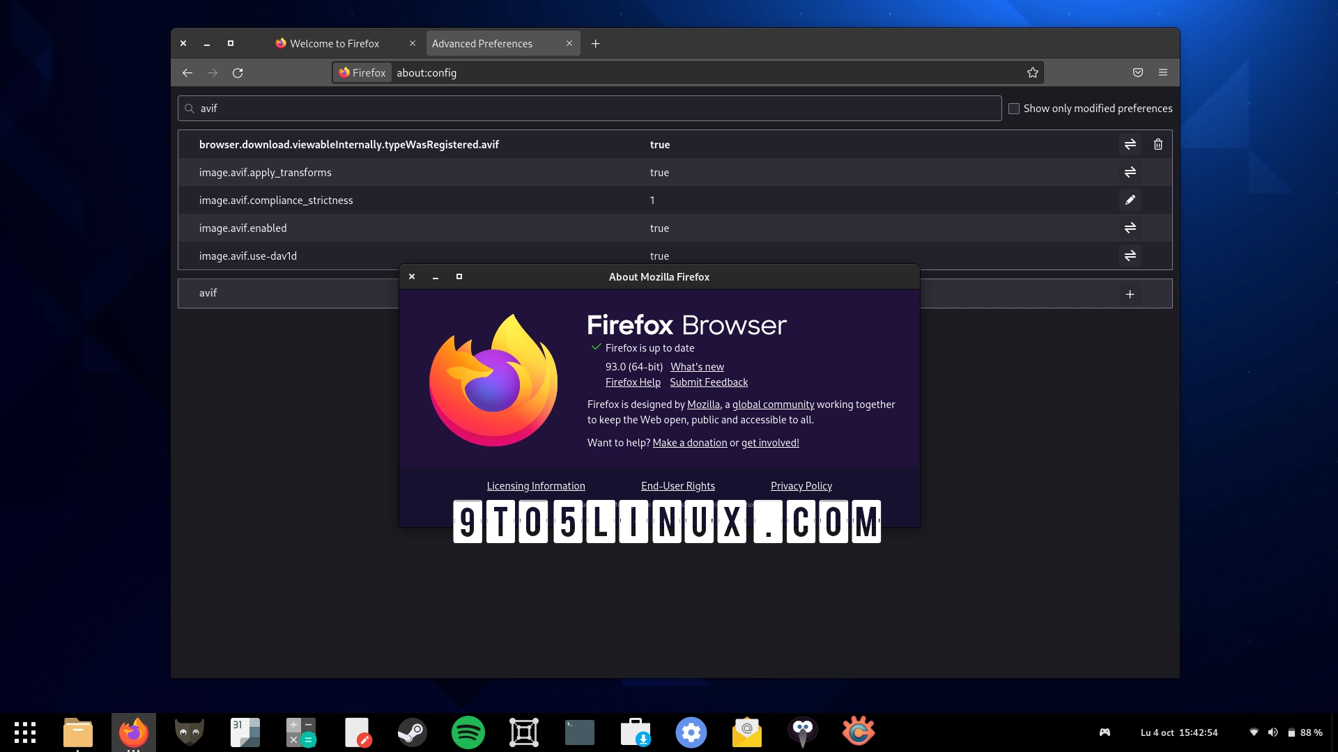 Firefox 93 Is Now Available for Download, Finally Enables AVIF Support by Default
