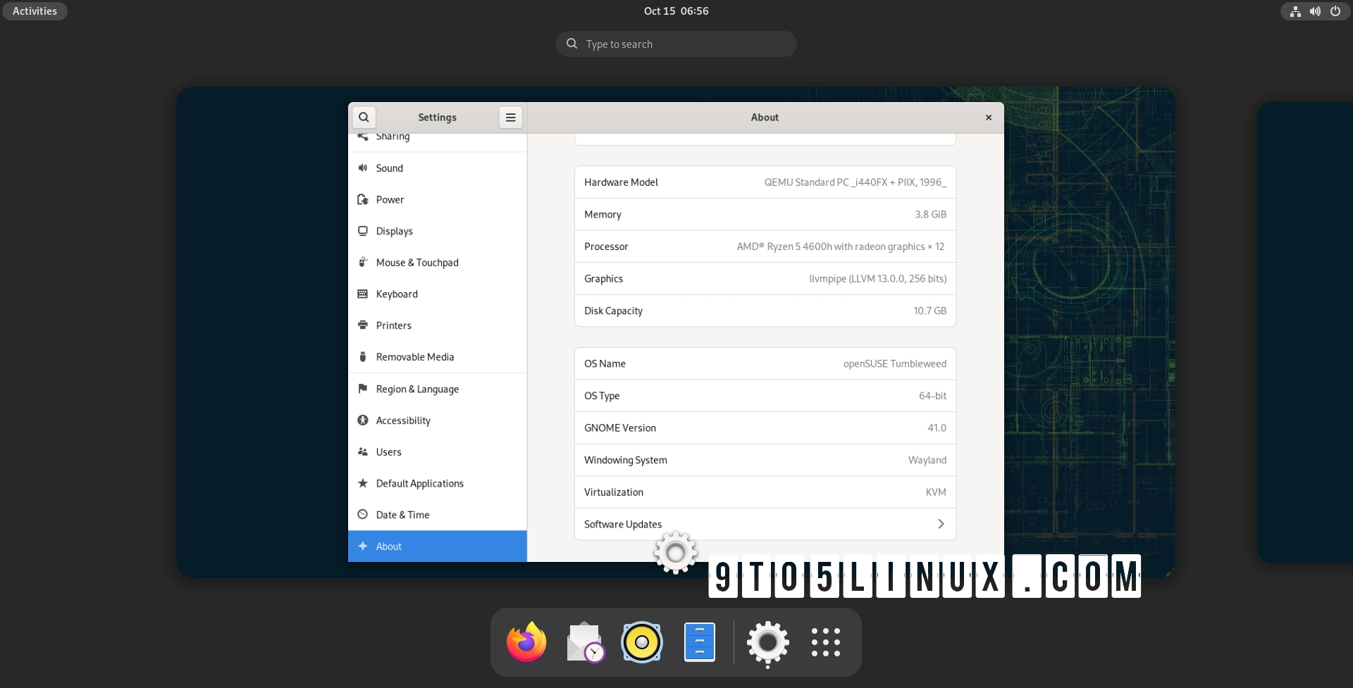 GNOME 41 Desktop Lands in openSUSE Tumbleweed, KDE Plasma 5.23 Is Coming Soon