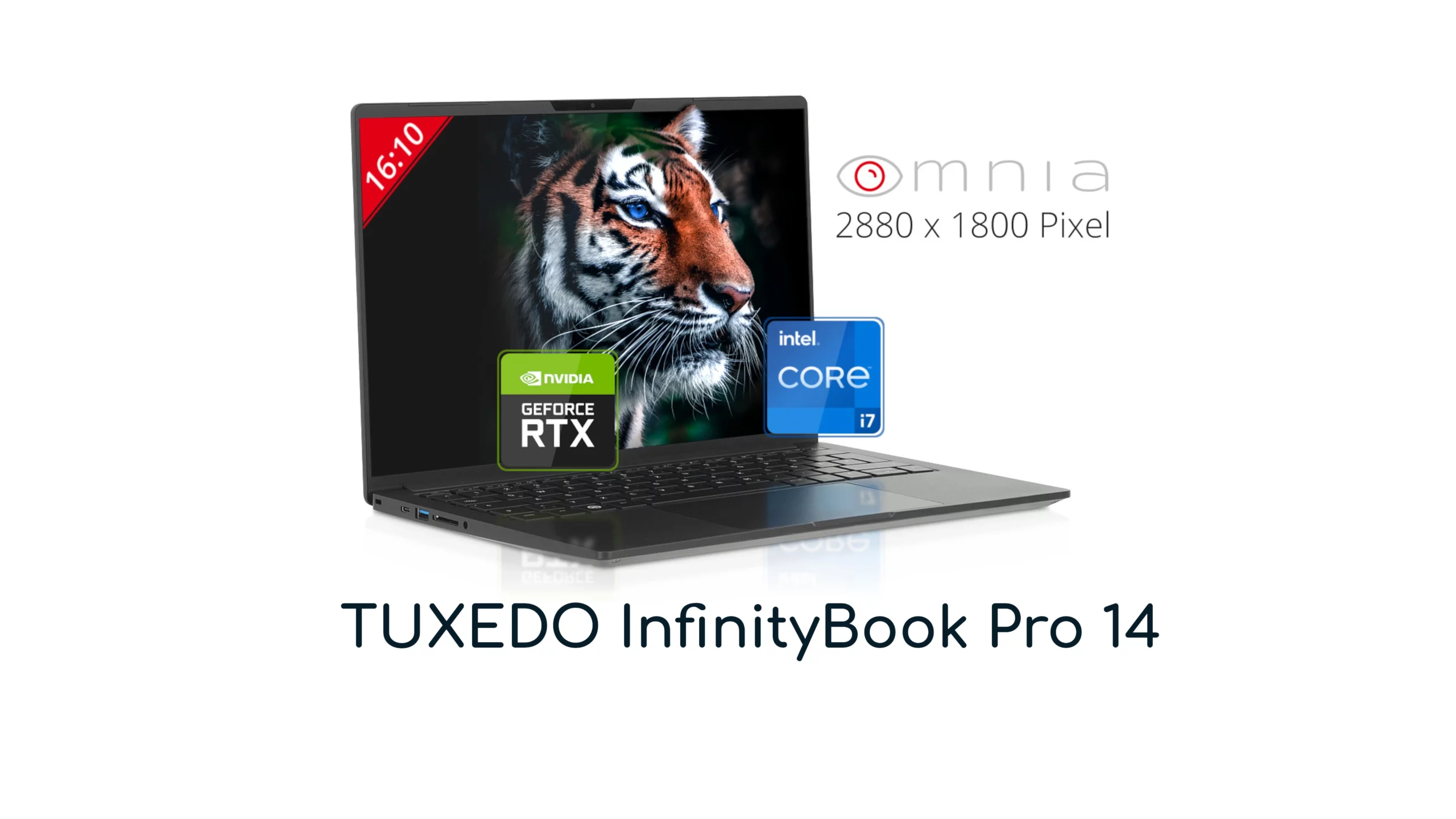 TUXEDO InfinityBook Pro 14 Linux Laptop Updated with NVIDIA RTX 3050 Ti Graphics