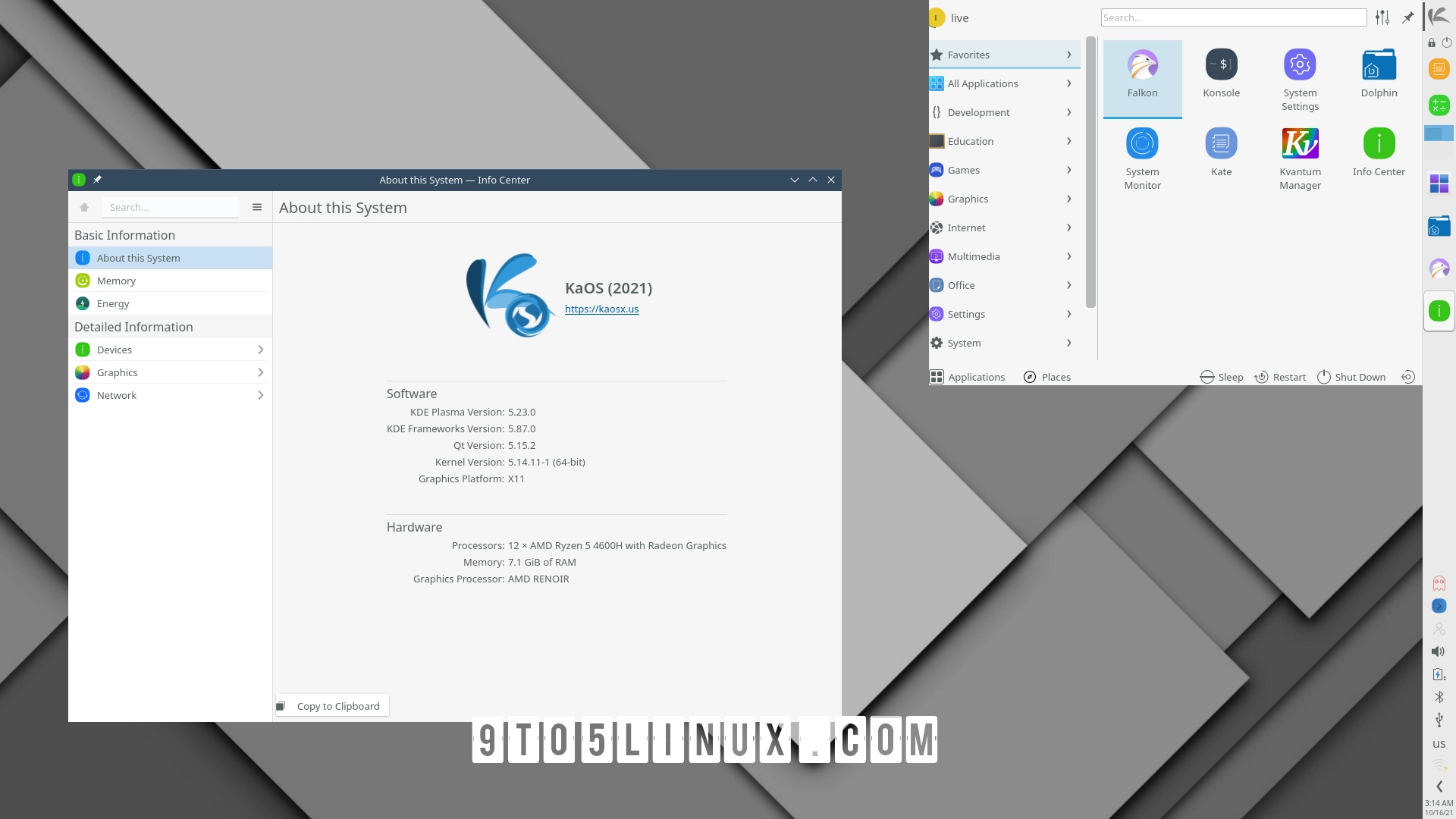KaOS 2021.10 Is Here as One of the First Linux Distros to Ship with KDE Plasma 5.23 Desktop