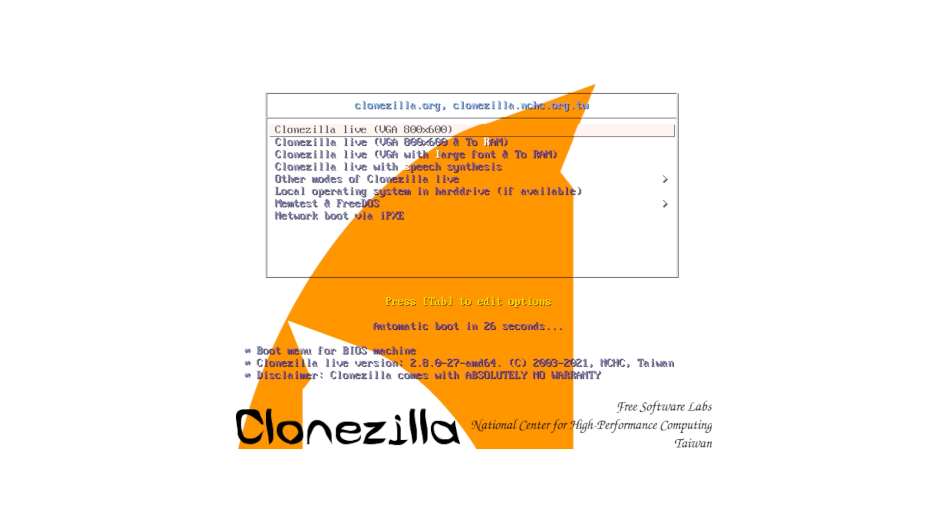 Clonezilla Live 2.8 Disk Cloning/Imaging Tool Released with Linux Kernel 5.14, More