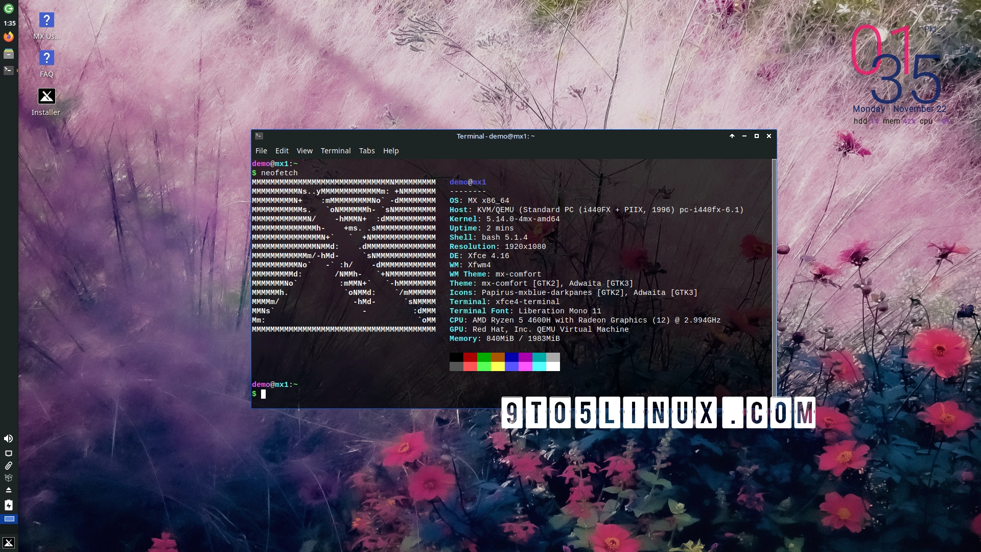MX Linux 21 AHS Edition Is Out Now with Linux Kernel 5.14, Newer Graphics Stack