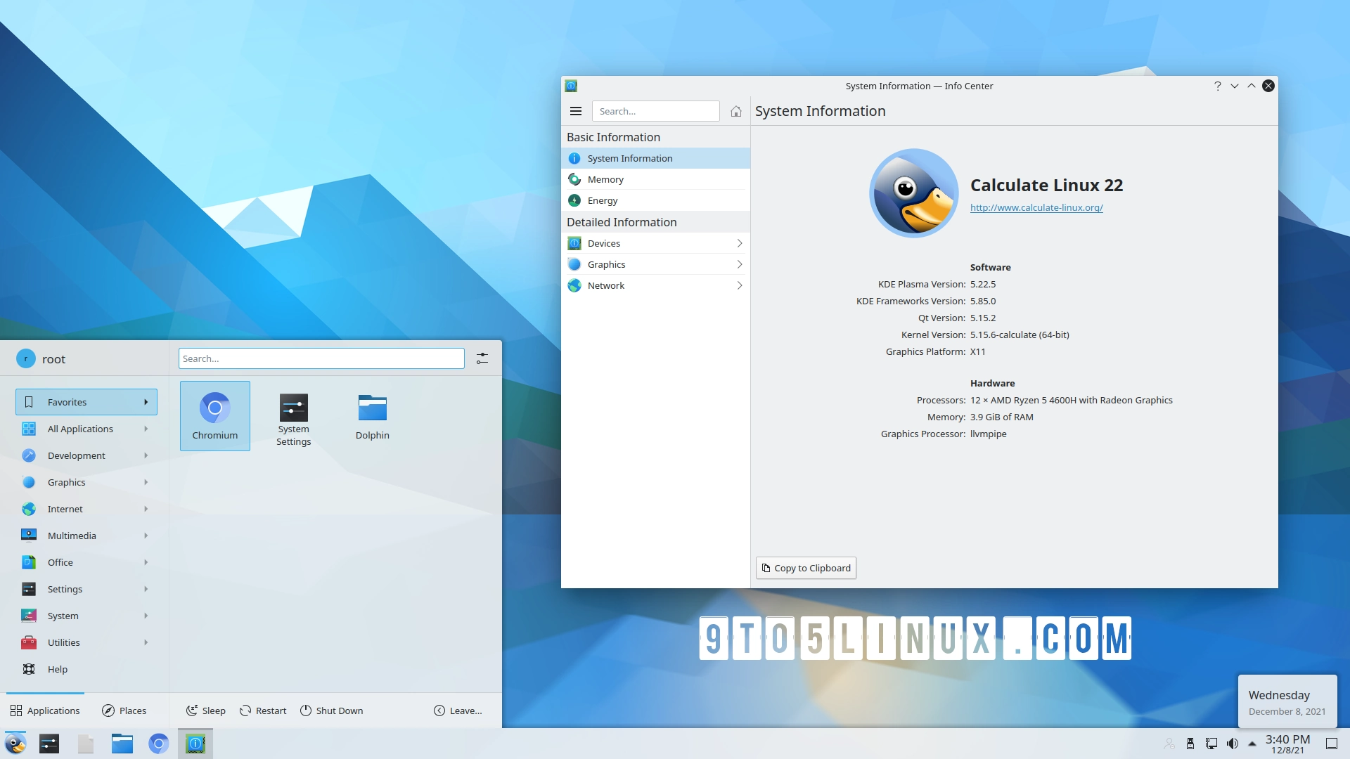Gentoo-Based Calculate Linux 22 Released with PipeWire, Improved System Updates