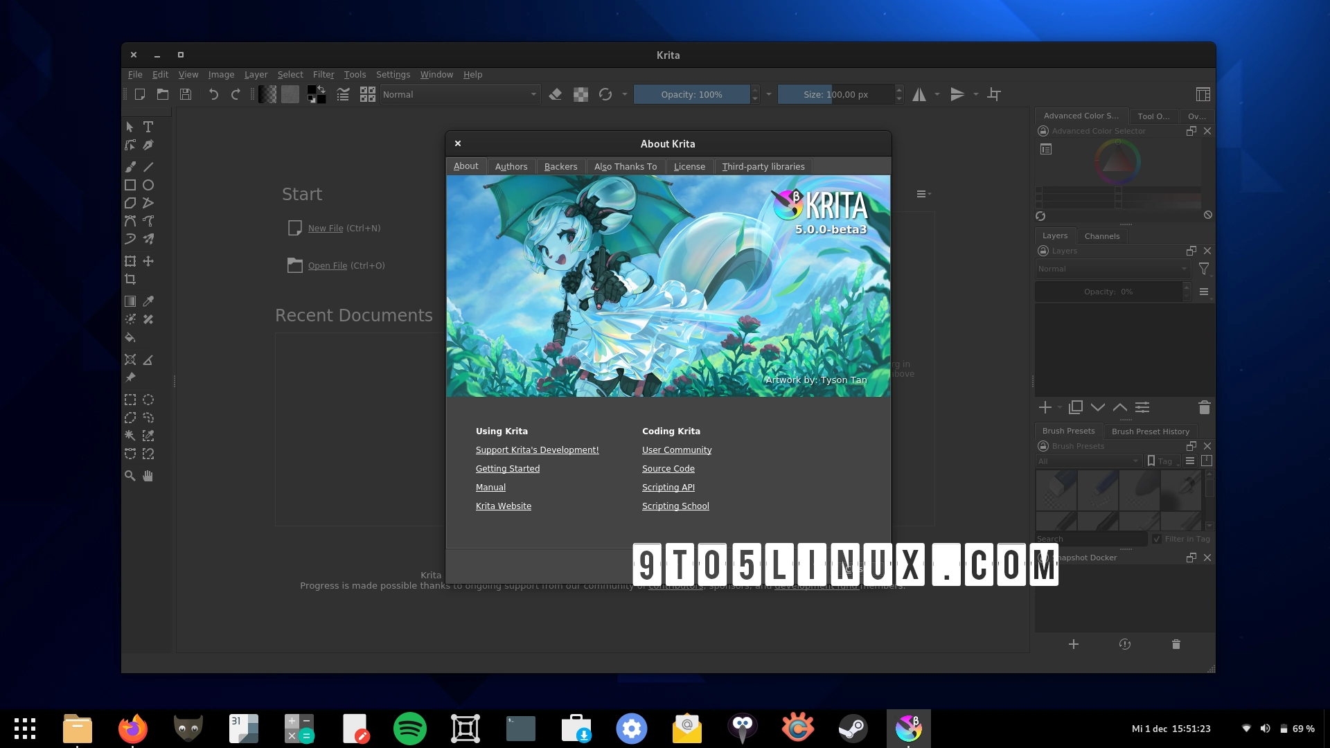 Krita 5.0 Arrives Just in Time for Christmas, New Beta Is Out Now for Public Testing
