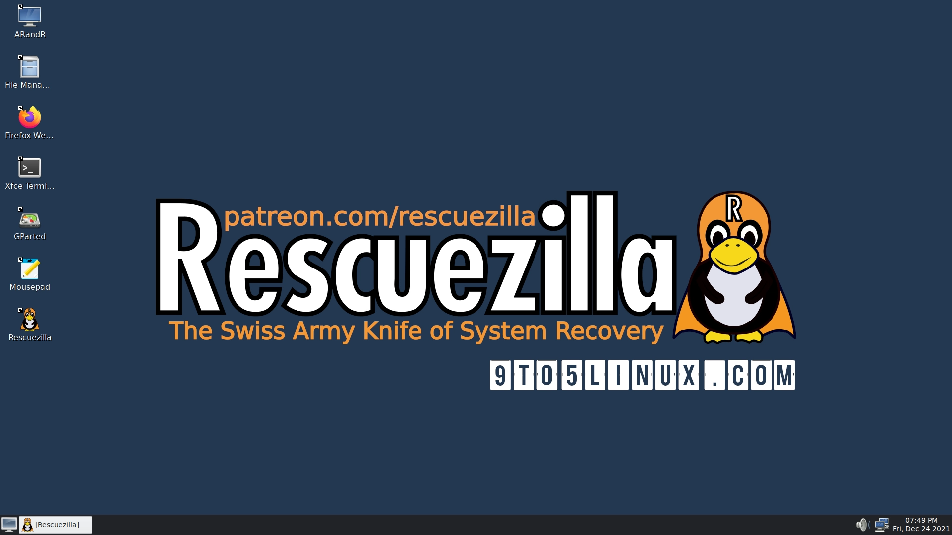 Rescuezilla 2.3 “Swiss Army Knife of System Recovery” Is Here, Based on Ubuntu 21.10