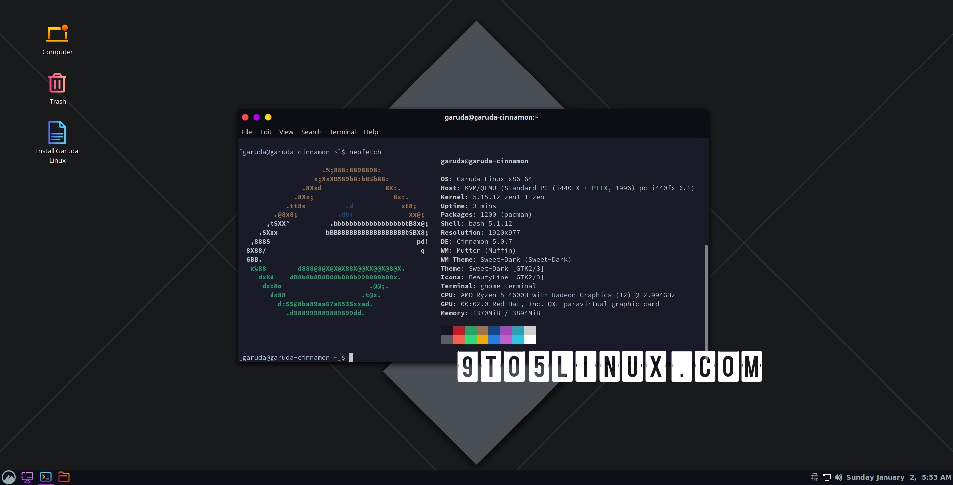 Garuda Linux Kicks Off 2022 with New Cinnamon Edition, Btrfs Assistant Tool
