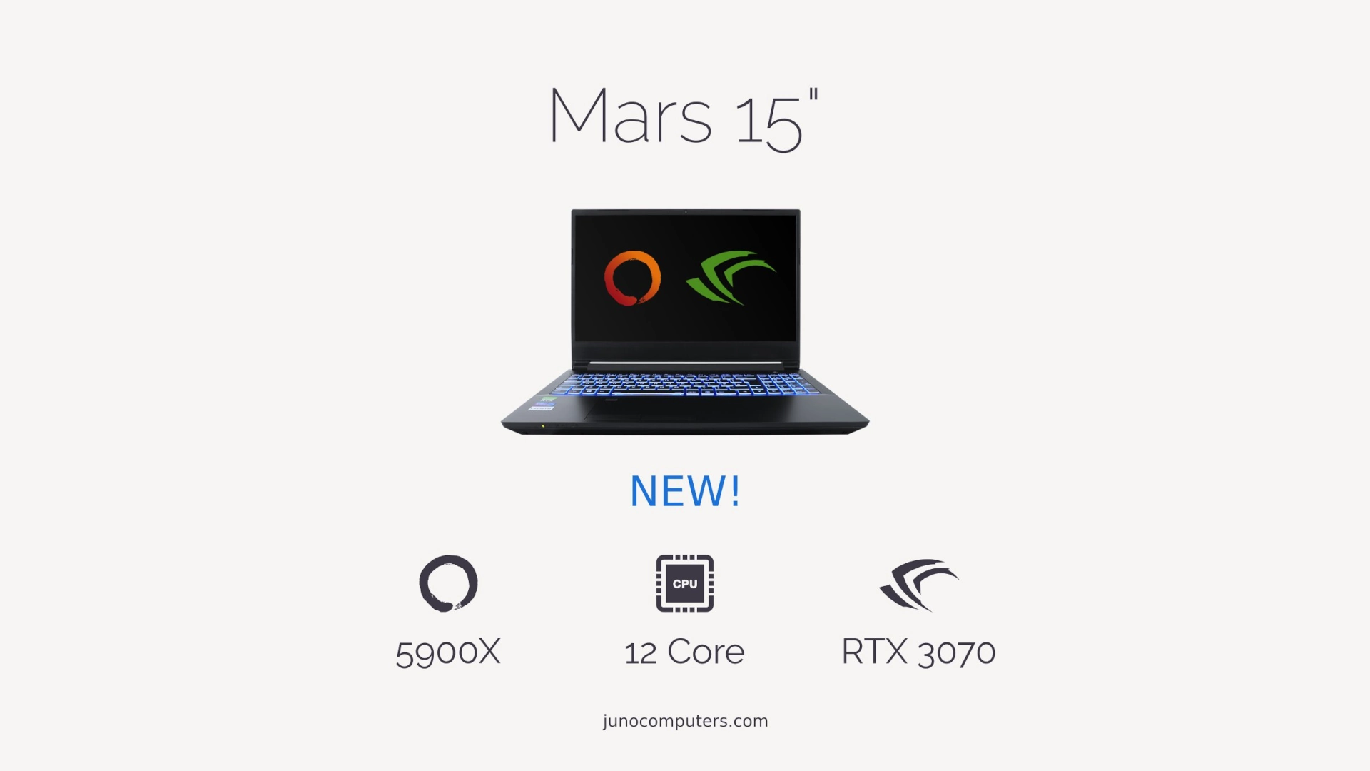 Juno Computers Launch Ubuntu-Powered Mars 15 Laptop with Up to AMD Ryzen 9, NVIDIA RTX 3070